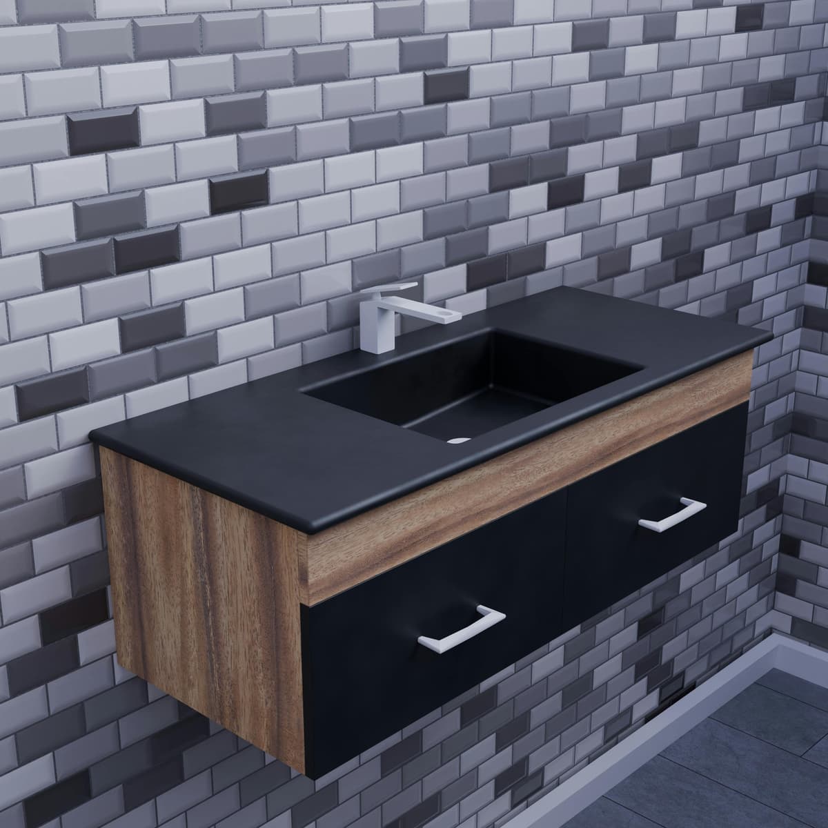 Matte Grey Tile
