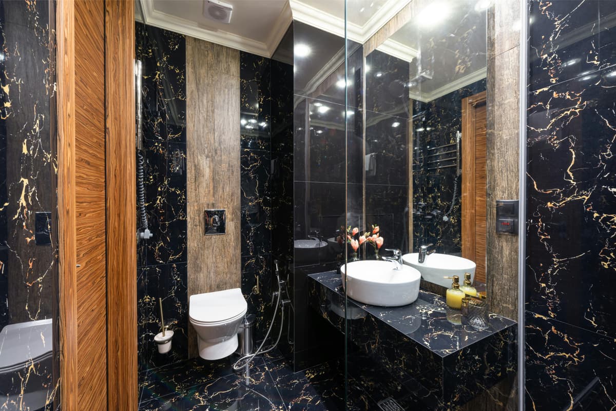 Glossy Black Tile