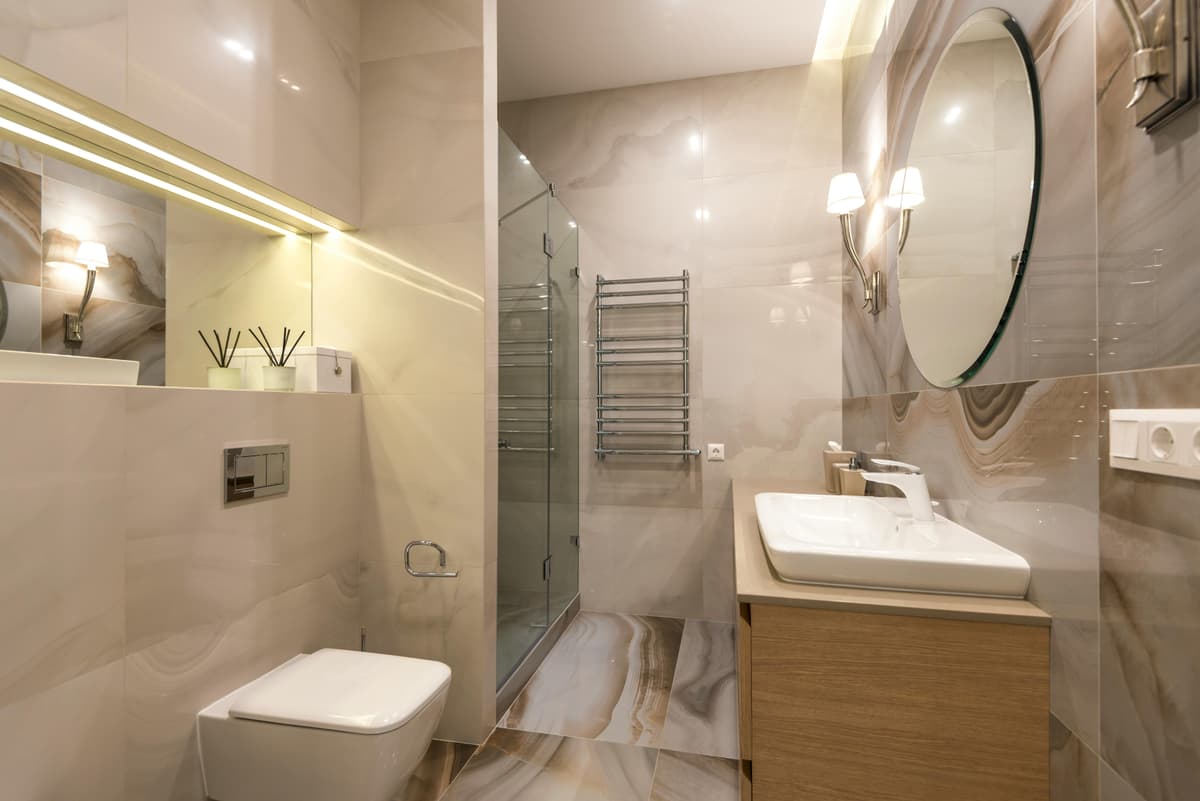 Glossy Cream Tile